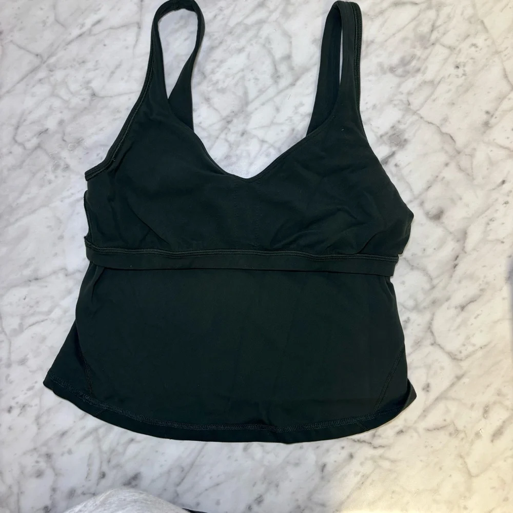 Lululemon Athletica Align™ Waist-Length Tank Top Rainforest Green Size 8 - Picture 6 of 6